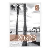 MCS Foundation 20x28 Poster Frame Traditional White, Vertical & Horizontal Wall Hanging Large Picture Frame for Photos, Posters & Art Prints (1-Pack)