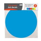 C-Line Dry-Erase Stickers, 11" x 11", Assorted Colors, Pack Of 5 Stickers