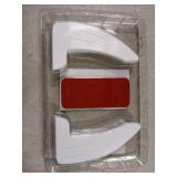Steering Wheel Shift Paddle Extended Shifter Trim Cover for Dodge Challenger Charger Durango RT & Scat Pack 2015-2024, for Jeep Grand Cherokee 2014-2021 Interior Decoration Accessories (White 2PCS)