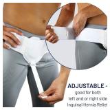 Everyday Medical Hernia Support Guard/ Belt For Men I Left or Right Side I Post Surgery Mens Truss For Inguinal, Groin Hernias I Adjustable Waist Strap I SMALL/MEDIUM