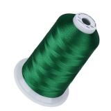 Simthread 5500Yds Embroidery Thread, 5000M High-Yardage 40WT 100% Polyester Thread 170+ Vivid Colors, High-Speed Rated Compatible with Brother, Singer, Janome & More - Emerald Green 507