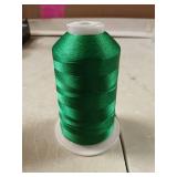 Simthread 5500Yds Embroidery Thread, 5000M High-Yardage 40WT 100% Polyester Thread 170+ Vivid Colors, High-Speed Rated Compatible with Brother, Singer, Janome & More - Emerald Green 507