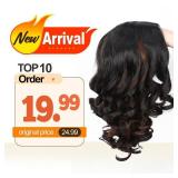FANCEE Body Wave Bob Wig Short Wavy Wigs for Black Women Middle Part Shoulder Length Wigs with Small Lace for Women Daily Use (M4/30#)