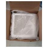 Thyle 8 Pcs True 4x4 Inches Vinyl Post Skirt Post Base Cover Column Wraps for Porch Deck Base Vinyl Sleeve White Trim for Wood Hand and Stair Rails
