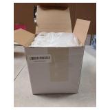 Thyle 8 Pcs True 4x4 Inches Vinyl Post Skirt Post Base Cover Column Wraps for Porch Deck Base Vinyl Sleeve White Trim for Wood Hand and Stair Rails