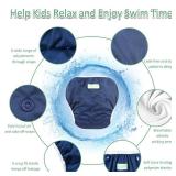 wegreeco Baby & Toddler Snap One Size Adjustable Reusable Baby Swim Diaper (Navy, Small, 3 Pack)