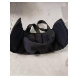 SARISUN Upgraded Travel Pillow, U-Shaped Airplane Head Strap for All Heights, 360° Support, 3D Sleep Mask, 100% Light Blocking, Long Flights Essentials Headrest, Stop Bobblehead, Black
