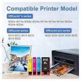 910XL Ink Cartridges for HP Printers Replacement for HP 910 Ink HP 910XL Ink Cartridges Combo Pack for HP 910 Work with OfficeJet Pro 8015e 8025e 8020e 8015 8020 8028e 8035e 8010e Printer(4 Pack)