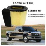 FA-1927 Air Filter Compatible with Motorcraft Fa1927 air filter Replacement for Ford 2017-2019 F250 F350 Air Filter with 6.7L V8 Powerstroke Diesel Engine, Replace HC3Z-9601-A FA1927 PA8219