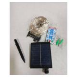 65ft Solar Pool Lights for Above Ground Pools, 180 LEDs Remote IP65 Waterproof Rope String Lights, 8 Color Modes, Swimming Frame Pool Decor Accessories for Outdoor Outside Trampoline Camping