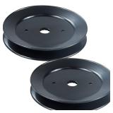 POSFLAG 2 Pack 153535 Pulley Mandrel Craftsman Replaces Craftsman Mandrel Pulley 153535, Mandrel Pulley 173436, CP153535, 177865 532153535 539112171 532173436 for Husqvarna YTH18542 RZ5424 Tractors