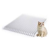 Mardili Cat&Dog Repellent Outdoor/Indoor Spike scat mat, Garden Scat Mats,Set of 8