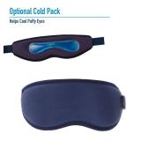 Miracle Eye Mask for Dry Eye Relief, Massaging Heated Eye Mask, Cordless & Rechargeable Warm Compress for Eyes, Gel Cold Pack Included, Soft & Comfortable, Helps Support Eye Strain