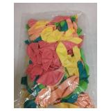 HILAVO Summer Tropical Balloon Arch Garland Kit Iridescent Star Balloons and Transparent Balloon Teal Pastel Pink Orange Yellow Lime Green Balloons for Hawaiian Luau Aloha Birthday Pool Party Decor