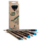 KOALA TOOLS | Bear Claw Pencils 1-Pack (6 Pencils) - Fat, Thick, Triangular Grip, Extra-Dark 6B Graphite Core with Eraser - Suitable for Kids, Art, Drawing, Drafting, Sketching & Shading