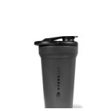 Hydrojug 20 oz Noiseless Shaker Bottle 100% Leakproof Shaker Cup for Protein Mixes, Pre-Workout & Supplement Shakes Durable, Easy Clean Design, Black