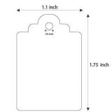 FEMELI 1000 Pcs Price Tags for Tag Gun, 1.75 x 1.1 Inches Unstrung Marking White Blank Paper Sale Tag for Clothes, Shoes, Jewelry
