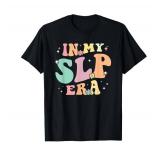 In My SLP Era Back To School Speech Language Pathologist T-Shirt Blue Medium