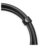 Cummins Lightning(R) to USB A Charging Cable CMN4700 Rugged Steel Charging Cord for iPhone MFi Certified Plus Organizer 4ft - Black