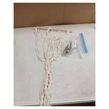 Macrame Hat Hangers for Wall Wide Brimmed Hat Holder Storage 10 Clips Hat Rack Organizer for Wall Display Boho Decor for Fedora Sun Hats Straw Panama Closet Bedroom Gifts for Mom