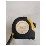 One Measures Up Gifts for Dad, Dad Gifts from Son Daughter, Fathers Day Birthday Christmas Gifts for Dad, Tool Gifts Woodworker Carpenter Gifts, No One Measures Up to You, Engraved Tape Measure 25 FT