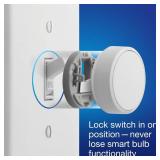 Lutron Aurora Smart Bulb Dimmer Switch | for Philips Hue Smart Bulbs | Z3-1BRL-WH-L0 | White