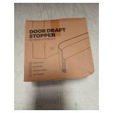 Holikme Door Draft Stopper Under Door Draft Blocker Insulator Doors Sweep Weather Stripping Noise Stopper Strong Adhesive, White
