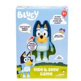 Bluey Hide & Seek Game, Hide The Figure and Press her Nose to Start The Built-in Timer, Talks and Giggles to Help Kids find her, When Found, Kids can Dance to Theme Song