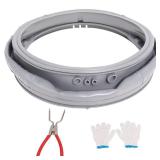 MDS47123619 Door Gasket Compatibile with LG Front-Load Washing Machines WM3270CW WM3270CW/00 WM3500CW/00 WM3670HVA/01 WM3700HVA/00, Door Boot Seal with 383EER4001A Washer Spring Expansion Removal Tool