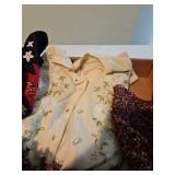 Ladies size small, decorative vintage sweaters