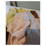 Ladies size small sweaters, one linen pink pants set