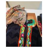 Three, lady size large fancy trimmed sweaters