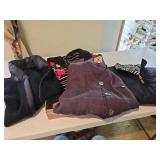 Two ladies size large vest, two sweaters