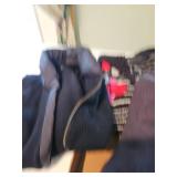 Two ladies size large vest, two sweaters