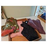 Four, ladies size large thin sweaters
