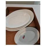 White Iron Stone restaurant platters