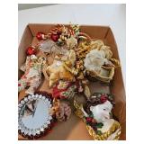 Victorian style Christmas ornaments