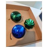 Heavy glass ornaments