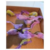 Purple clip-on Birds