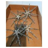 Sparkly star ornaments