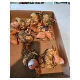 Pink birds on Nest Christmas ornaments