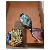 Heavy glass ornaments