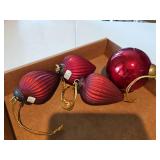 Heavy glass ornaments