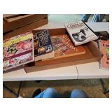 Collectors price guide books, chance, silver hallmarks, cameras, paintings, wicker furniture