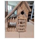 Approximately 14x12 primitive birdhouse
