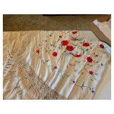 Silk piano shawl