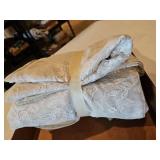 Two, lace tablecloths