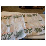 68x87 vintage Cactus themed bedspread