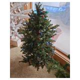 2 ft Christmas tree with lights