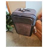 Large cloth suitcase